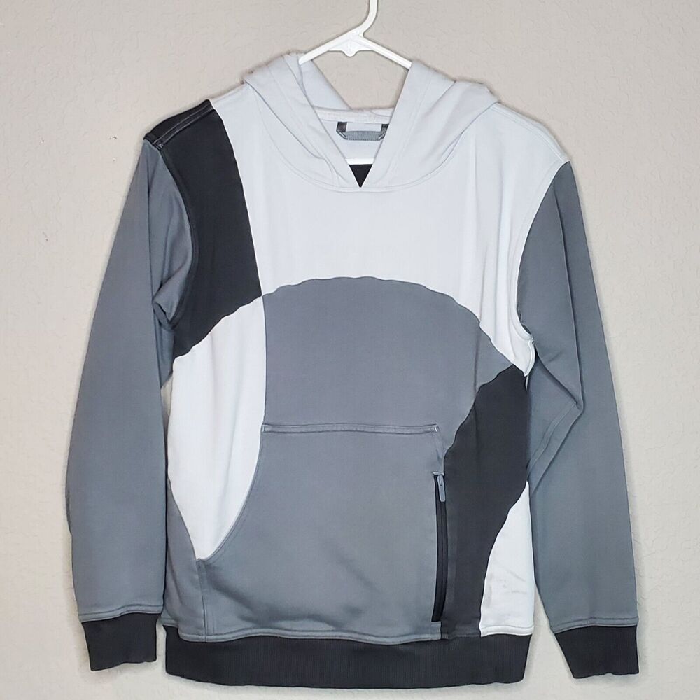 Lululemon Women's All Yours Hoodie Colorblock Pullover, Gray Size 4
